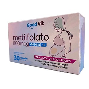 METILFOLATO 800MCG 30CAPS GOOD VIT