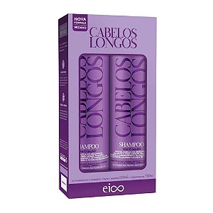 KIT SHAMPOO  450ML + CONDICIONADOR 400ML EICO CABELOS LONGOS