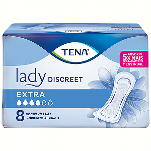 ABS TENA LADY DISCREET EXTRA SECO S/ ABAS 8UN