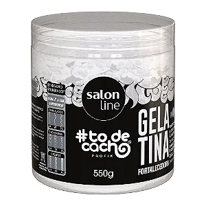 GELATINA SALON LINE FORTALECEDORA TO DE CACHO 550G