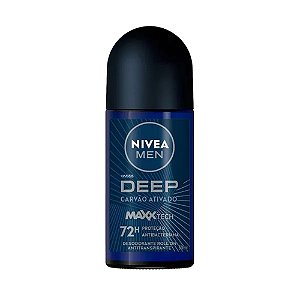DESODORANTE NIVEA ROLL-ON DEEP CARVÃO ATIVADO 50ML