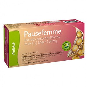 GLYCINE MAX - PAUSEFEMME 150MG 30CPR NATULAB