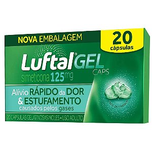 LUFTAL GEL 125MG 20CAPS MOLES