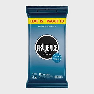 PRESERVATIVO PRUDENCE SUPER SENSITIVE  LEVE 12 PAGUE 10