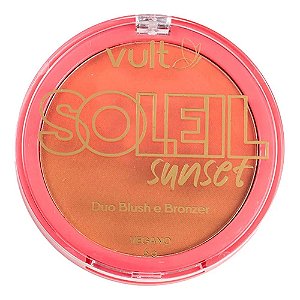 Pó Compacto Duo Blush e Bronzer Vult - Soleil Sunset