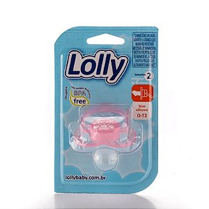 CHUPETA LOLLY ORTODONTICA SILICONE ROSA  TAM:2 REF:5015-01