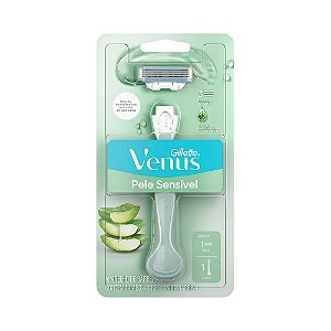 APARELHO DEPILATORIO GILLETTE VENUS + CARGA SENSIVEL 1UN