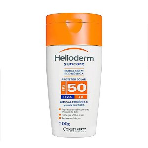 HELIODERM SUNCARE LOCAO BLOQUEADORA FPS 50 200G