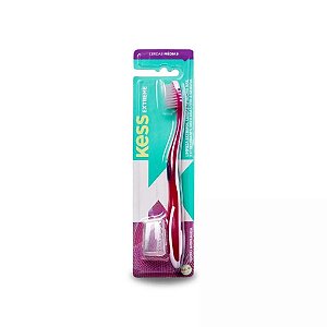 ESCOVA DENTAL KESS EXTREME MEDIA + PROTETOR DE CERDAS REF 2076