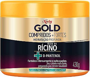 CREME MULTIFUNCIONAL NIELY GOLD 3 EM 1 COMPRIDOS FORTES 430G