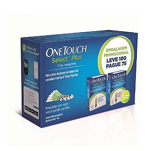 KIT TIRAS ONE TOUCH SELECT PLUS LEVE 100 PAGUE 75UNIDADES