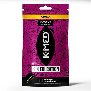 Mini Bullet Vibrador K-Med Sex Education Roxo K-Toys 1un