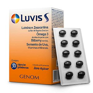 Luvis S Polivitamínico para visão 30 cápsulas Genon