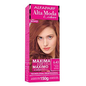 Tintura Alta Moda 6.43 Louro Escuro Acobrea 150gr - Alfaparf