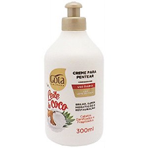 CREME DE PENTEAR GOTA DOURADA 300ML LEITE DE COCO