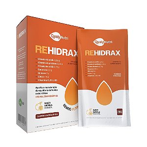 REHIDRAX 4 SACHES LARANJA QUALYNUTRI