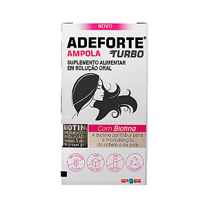 Adeforte Turbo 1 Amp Adeforte + 1 Amp Biotina 3ml Gross
