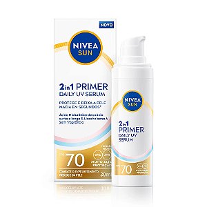 NIVEA SUN 2 em 1 Primer Daily UV Sérum FPS 70 30ml