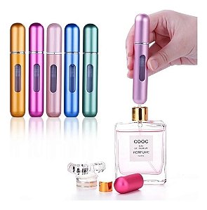 PORTA PERFUME RECARREGAVEL MINI FRASCO 5ML