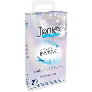 PRESERVATIVO JONTEX 4UN SENSACAO INVISIVEL