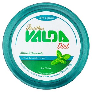 VALDA DIET PASTILHA LATA 50G