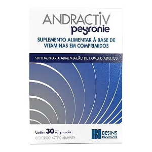 Andractiv Peyronie Suplemento Alimentar 30cpr