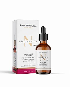 SéRUM FACIAL CLAREADOR NIACINAMIDA 25% 30ML – ROSA SELVAGEM