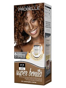 TINTURA PROBELLE SUPER BONITA 7.7 LOURO MARROM