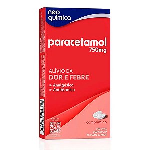 PARACETAMOL 750MG 20CPR NEOQUIMICA