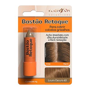 BASTAO RETOQUE CAPILAR FLASH ON 6.0 LOURO ESCURO 4G