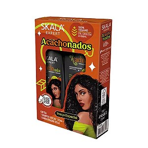 KIT SKALA SHAMPOO 325ML+ CONDICIONADOR 200ML ACACHONADOS