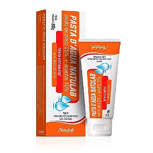 Pasta d'água Com Zinco e Enxofre 80g Bisnaga Cicatrizante