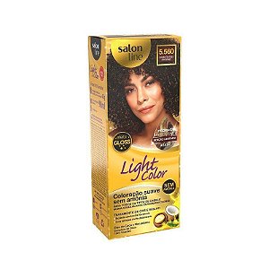 TINTURA LIGTH COLOR SEM AMONIA 5.560 CAST. CLARO ACAJU AVERM