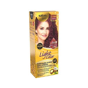 TINTURA LIGTH COLOR SEM AMONIA 5.666 CAST.CLARO VERM.INTENSO