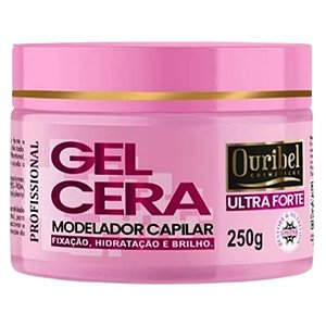 GEL CERA CAPILAR OURIBEL LADY ULTRA FORTE 250G