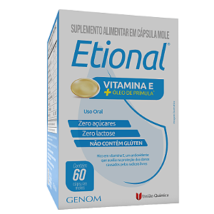 ETIONAL VITAMINA E + OLEO DE PRIMOLA 60 CAPSULAS  MOLES