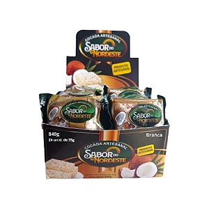 COCADA ARTESANAL SABOR DO NORDESTE 35G 24UN BRANCA