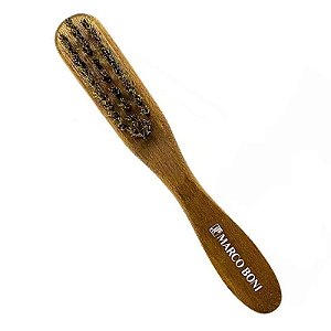 Escova para Barba e Bigode Pequena Ref 9514 Marco Boni Marrom