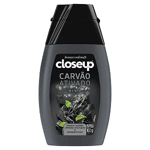 GEL DENTAL CLOSEUP COM FLUOR CARVAO CARVAO ATIVADO MENTA 100G