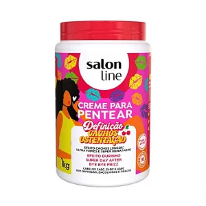 Creme para Pentear Definição Cachos Ostentação Salon Line 1kg