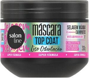 MASCARA CAPILAR SALON LINE TOP COAT LISO OSTENTACAO 300G