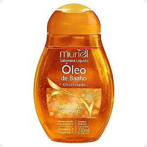 SABONETE LIQUIDO OLEO BANHO MURIEL 230ML
