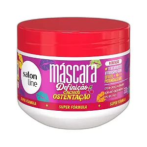 MASCARA CAPILAR SALON LINE DEFINICAO CACHOS OSTENTACAO 300G