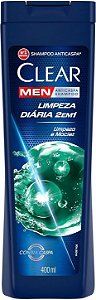 SHAMPOO CLEAR MEN 2EM1 LIMPEZA DIARIA 400ML