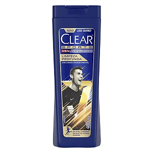 SHAMPOO CLEAR MEN SPORTS 400ML LIMPEZA PROFUNDA