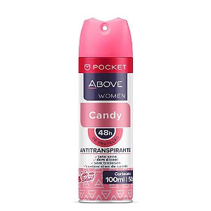 DESODORANTE ABOVE AEROSOL WOMEN CANDY 100ML/50G