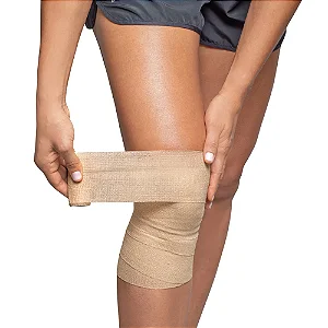 BANDAGEM AUTOADERENTE MERCUR 7,5CM X 4,5M BEGE