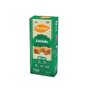 Doce Flormel 60g 3un Cocada Zero Sem Glútem