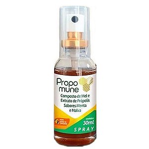 Spray Propomune propolis menta e malva 30ml Maxinutri