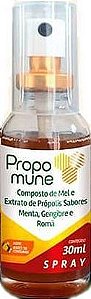 Spray Propomune propolis menta gengibre romã 30ml Maxinutri